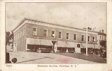 Business Section Pawling New York NY Street View Old Cars 1931 Postcard picture