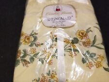 Vintage Set Of 2 Yellow Floral Pillow Cases New In Package NOS Springmaid 42... picture