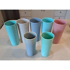 Tupperware tumblers cups set of 7 vintage picture