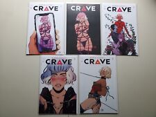CRAVE (2023/24) #1 Cvr A + 4 Variant Covers - Lot of 5 picture
