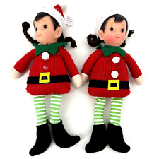 Target Wondershop Girl Elf Christmas Ornament LOT picture