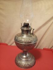 B&H Bradley Hubbard Oil Lamp Embossed 1890s Victorian Style Antique picture