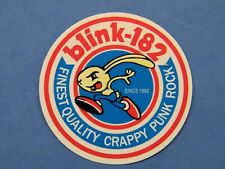 Music STICKER ~ BLINK 182: California Quality Crappy Punk Rock Band Since 1992 picture