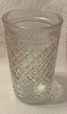 Vintage 4 oz Anchor Hocking Diamond Quilted Pattern Jelly Jar Juice Glass picture