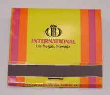 International Hotel Las Vegas, NV. Vintage Front Strike Matchbook Full Unstruck picture