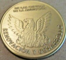 Alcoholicos Anonimos Bronze Medallion ashes out Spanish AA Alcoholics Anonymous  picture