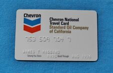 CHEVRON NATIONAL TRAVEL CARD , EXPIRED - VINTAGE  picture