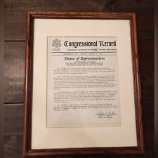 Antique Collectible Framed Congress Letter for Office/Library/home wall decor picture