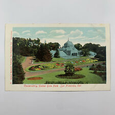 Postcard California San Francisco CA Golden Gate Flower Conservatory 1908 picture