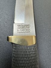 Cold Steel 13A Tanto Fixed Blade Knife Early Version Ventura CA Japan 1979 picture