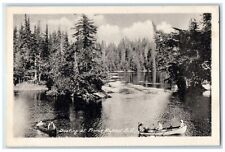 c1930's Boating Scene at Prince Rupert British Columbia Canada Postcard picture