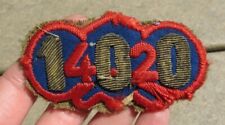 WW2 US Army Military 100th Chemical Mortar Battalion Italian Theater Made Patch picture