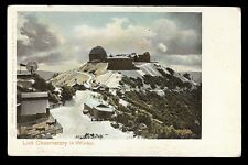 Early Pre 1907 Lick Observatory in Winter CA California picture