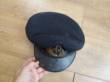 WW2 Royal Navy Officers Cap, distressed picture