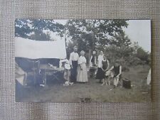 RPPC- Camping Scene- 1908? picture
