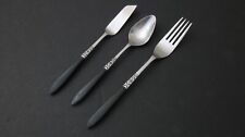 EPIC Forged Stainless Fork, Spoon and Butter Knife Wood look Handle MCM Japan picture