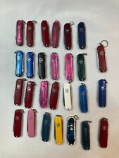 LOT of 27 VICTORINOX CLASSIC KNIVES Asst. Colors picture