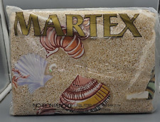 Vtg New Martex full fitted Sheet Seashells Ocean Beach made USA 54x75 No Iron picture