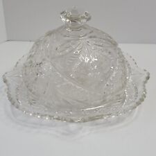 American Cut Glass Cheese Butter Dome Underplate picture