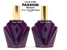 Lot of 2 PCs - PASSION Women's Perfume by Elizabeth Taylor .5 oz 15 ml EDT Spray picture