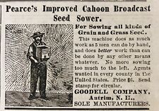 1879 AD.(XH71)~GOODELL CO. AUTRIM, NH. PEARCE’S CAHOON BROADCAST SEED SOWER picture