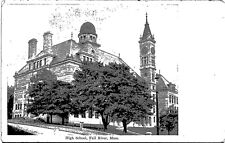 High School, Fall River, Mass. undivided back unposted Postcard picture