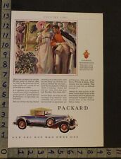 1930 PACKARD COUPE POLISH HUNGARIAN CALVARY MILADY FASHION MOTOR CAR AUTO ADUR69 picture