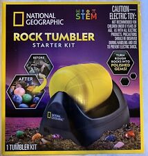 National Geographic Starter Rock Tumbler Kit Turn Rough Rocks into Polished Gems picture