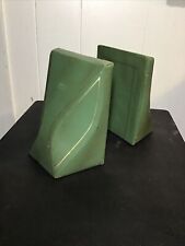 Pair Vintage Industrial Mid Century Modern Mcm Angular Bookends picture
