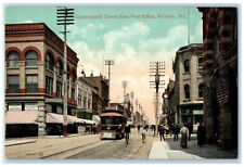 c1905 Government Street from Post Office Victoria BC Canada Postcard picture