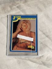 Janine Lindemulder Signed Card Superstars of Porn KPC 1994 #097 picture