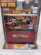 Schrade Old Timer Boy Scouts Of America 100th Anniversary Knife 2010 BSA Sealed picture