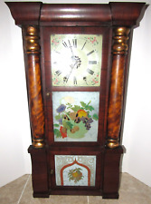 Antique Jerome & Co Triple Decker Weights Driven Clock 8-Day, Time/Strike picture