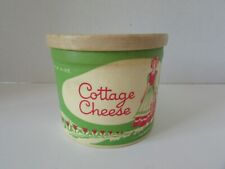 Vtg Cottage Cheese Container Nestyle-Sealright Co. No Lid Dutch Girl Green 16oz picture