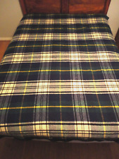 Vtg Dress Gordon Tartan Plaid Wool Blanket, Great Britain, 70 x 90 picture