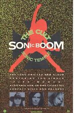 1989 THE CULT SONIC TEMPLE Rock Album PRINT AD WALL ART - SONIC BOOM FIRE WOMAN picture