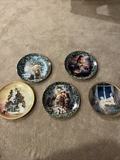 Hamilton Christmas Plate Collection Lot Of 5 Plates picture