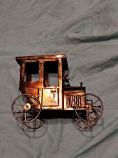 Vtg Antique Copper/tin Model T Ford Wind Up Music Box  