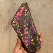 890g Rare Natural Gorgeous purple Labradorite Quartz Crystal Specimen Healing picture