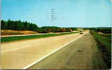 Picturesque Countryside Ohio OH Turnpike Postcard PM Gary IN Cancel WOB Note VTG picture