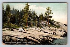 Boothbay Harbor ME-Maine, Spruce Point, Antique, Vintage c1908 Souvenir Postcard picture