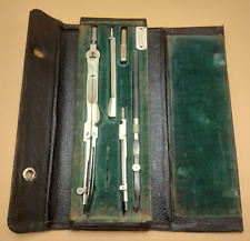 Vintage Keuffel & Esser Co Favorite Compass Drafting Set w/ Case Germany picture