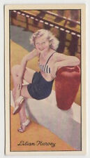Lilian Harvey 1935 Carreras Famous Film Stars Tobacco Card #41 picture