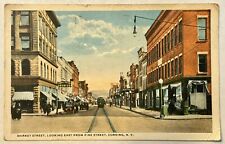 Corning New York. NY. Market And Pine Street. 1917 Drugstore Vintage Postcard picture