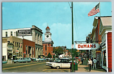 Brookville, Pennsylvania - Main Street, Jefferson County - Vintage Postcard picture