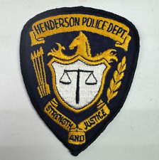 Henderson Police North Carolina NC Patch F6 picture
