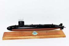 USS Archerfish SSN-678 Submarine Model,  US Navy, Scale Model, Mahogany picture