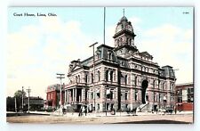 Court House Building Lima Ohio Vintage Postcard picture