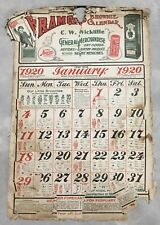 Vintage 1920 Ramon's Brownie General Merchandise and Medicines Calendar picture