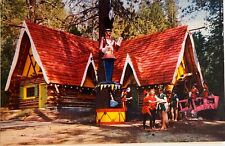 Skyforest California Santa’s Village Toy Soldier Elves Vintage Postcard c1960 picture